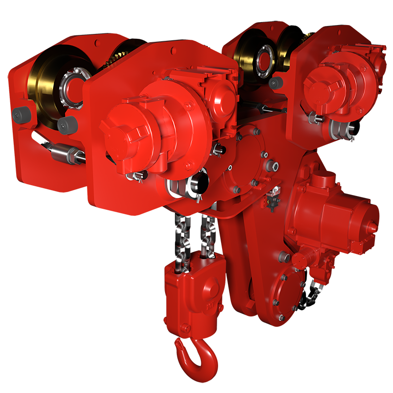 TNC-10/2-LHR Low Headroom Air Hoist