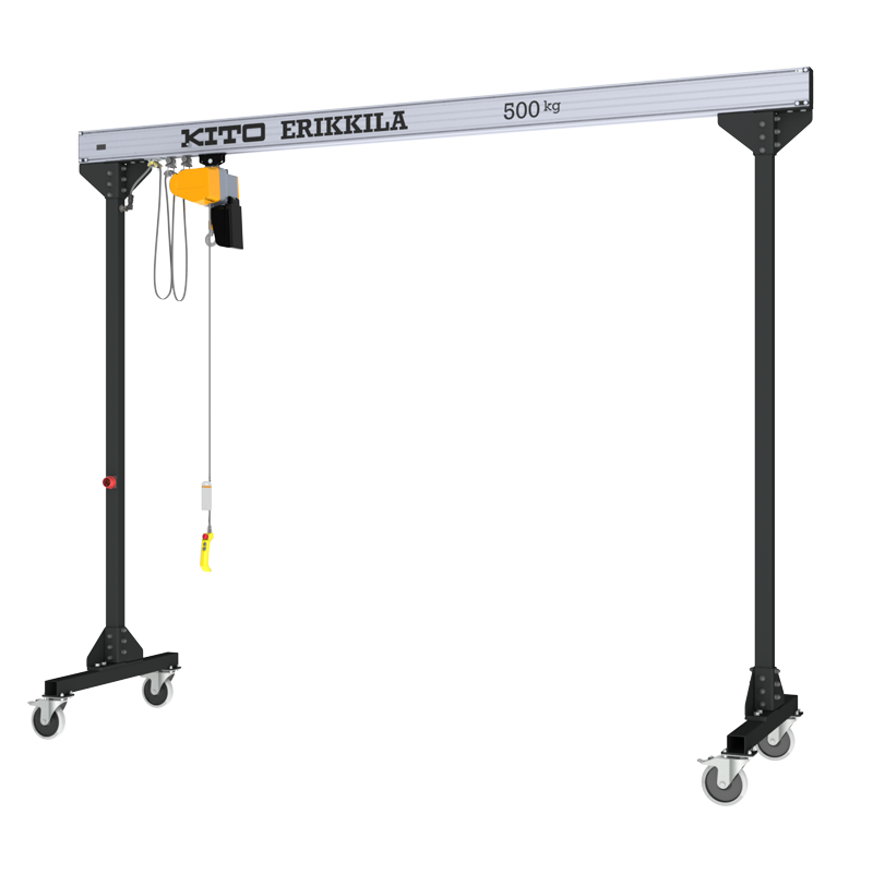 Single Girder Flat Cable Portal Crane
