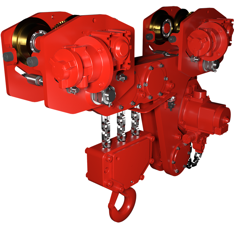 TNC-15/3-LHR Low Headroom Air Hoist