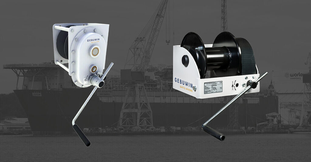 Two Gebuwin Hand Winches - Red Rooster Lifting