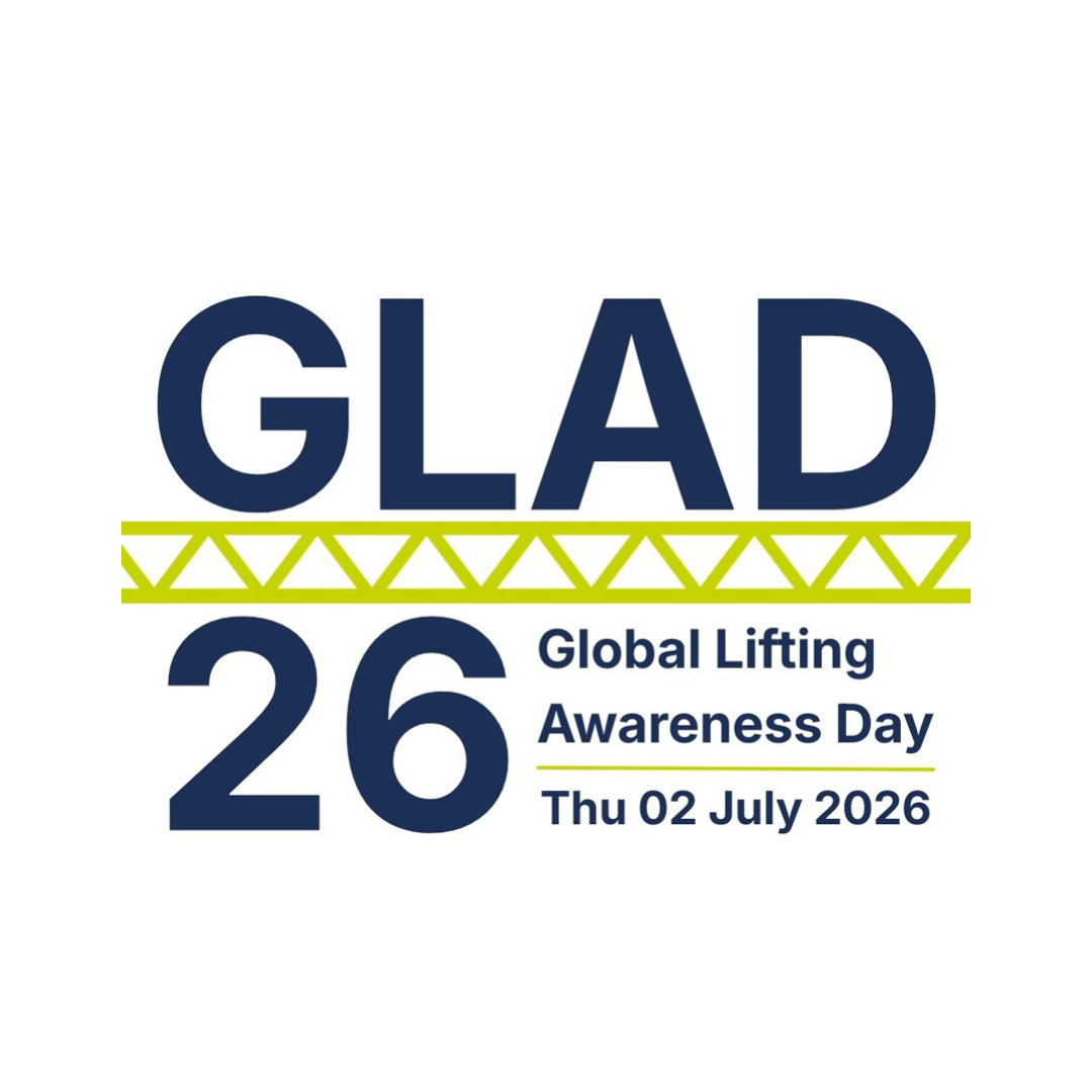 Global Lifting Awareness Day 2026 logo promoting lifting safety and equipment awareness
